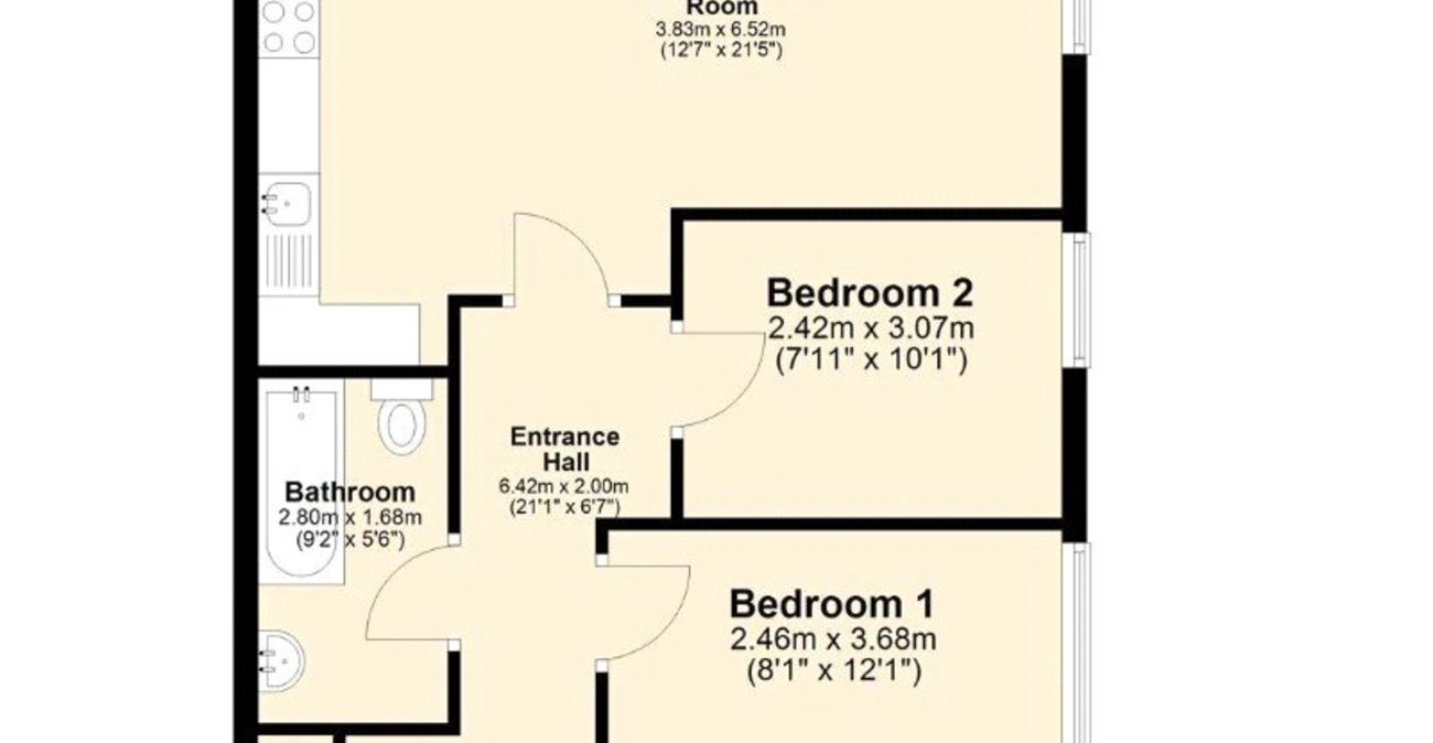 2 bedroom property to rent in Gillingham | Robinson Michael & Jackson