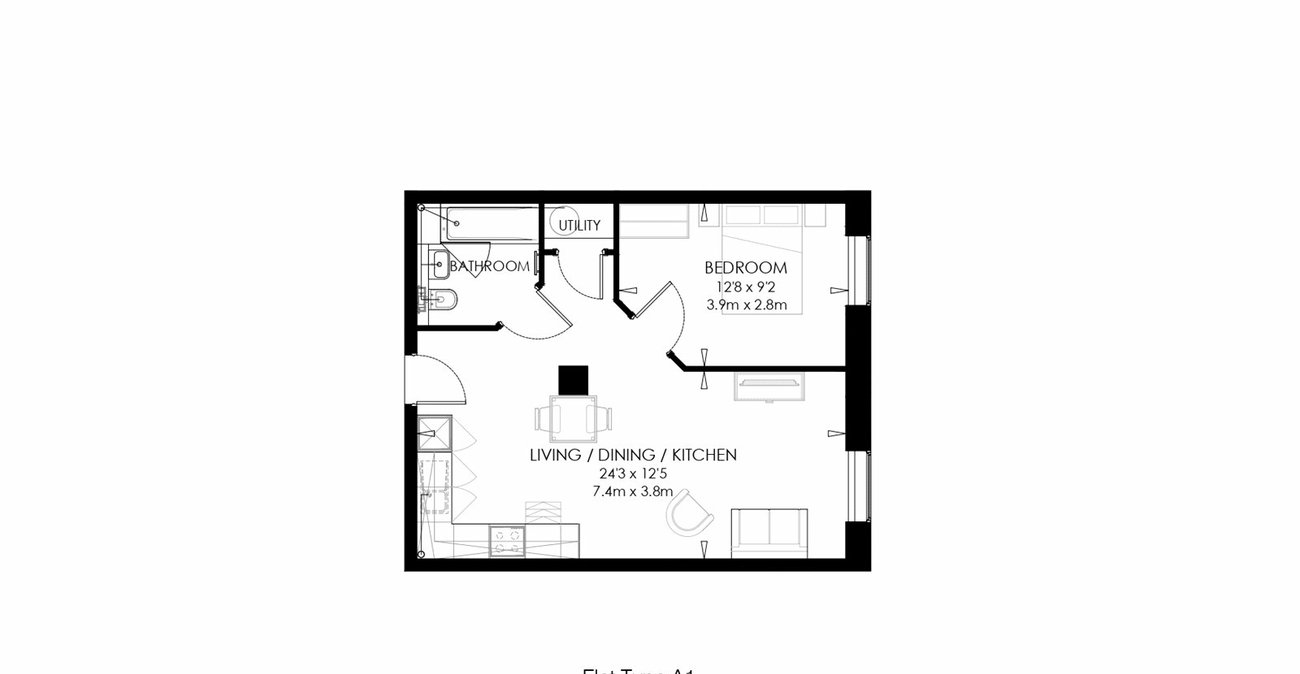 1 bedroom property to rent in Chatham Maritime | Robinson Michael & Jackson