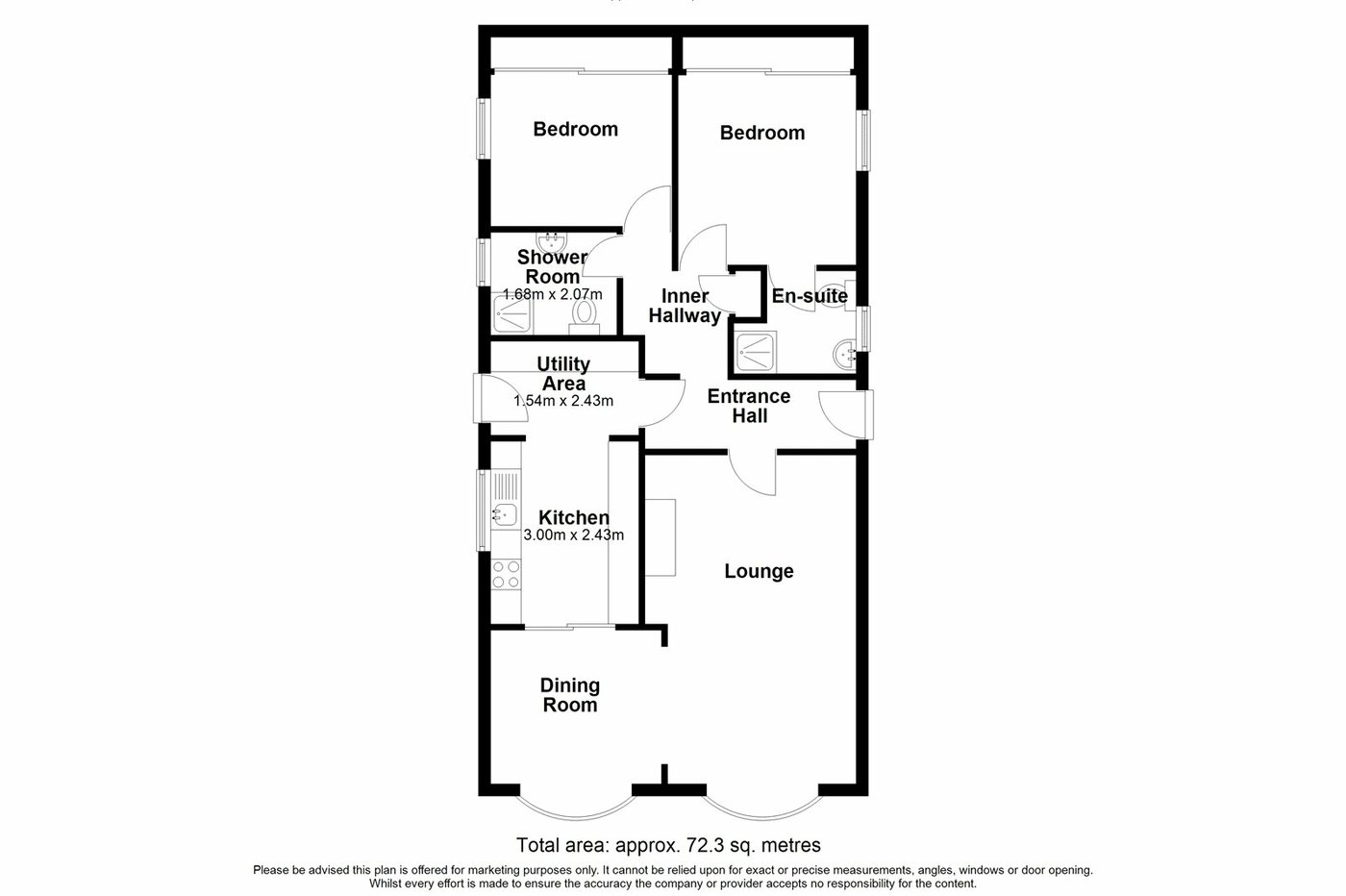 2 bedroom bungalow for sale in Vicarage Lane | Robinson Michael & Jackson