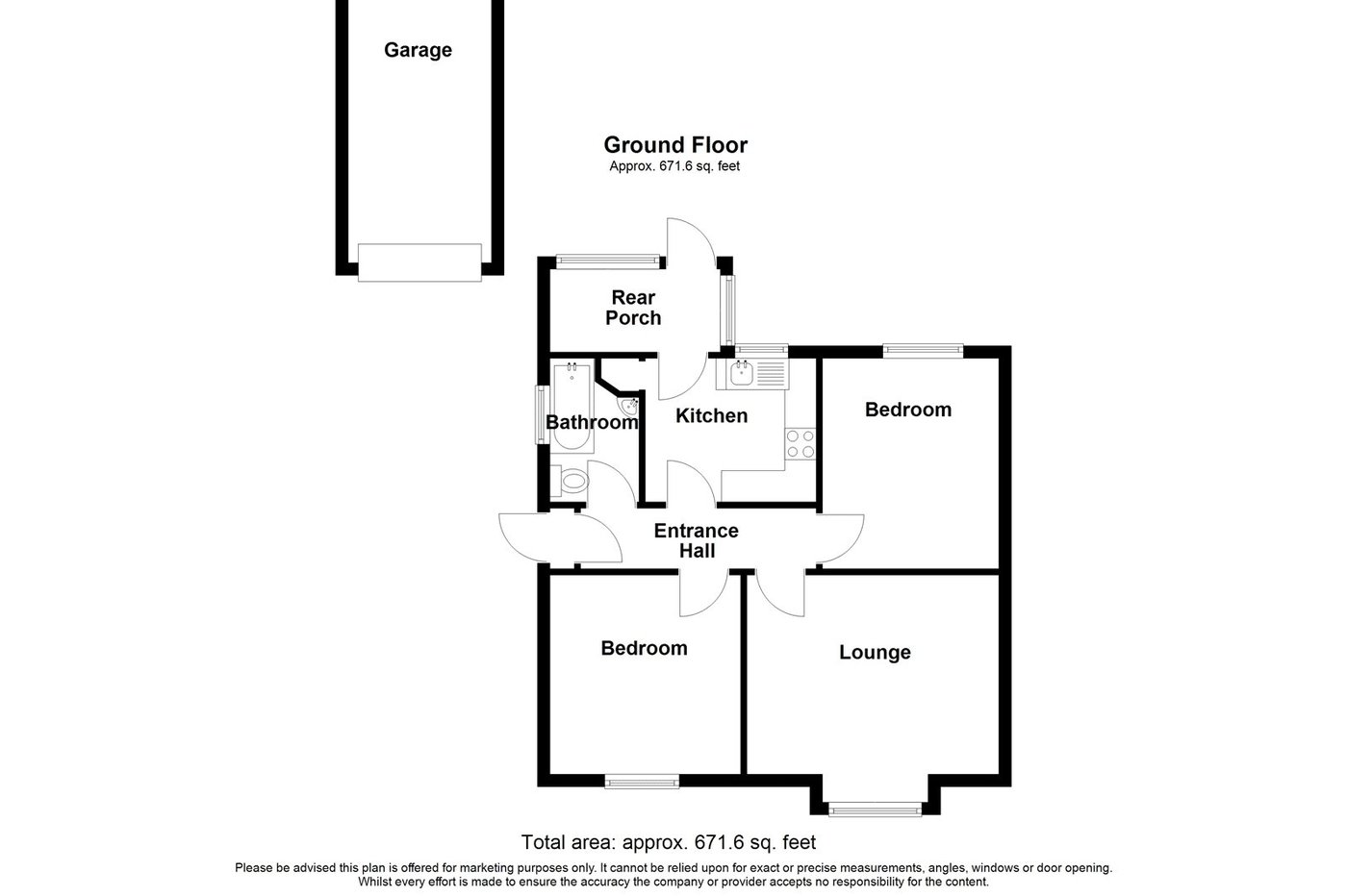 2 bedroom property for sale in Rochester | Robinson Michael & Jackson