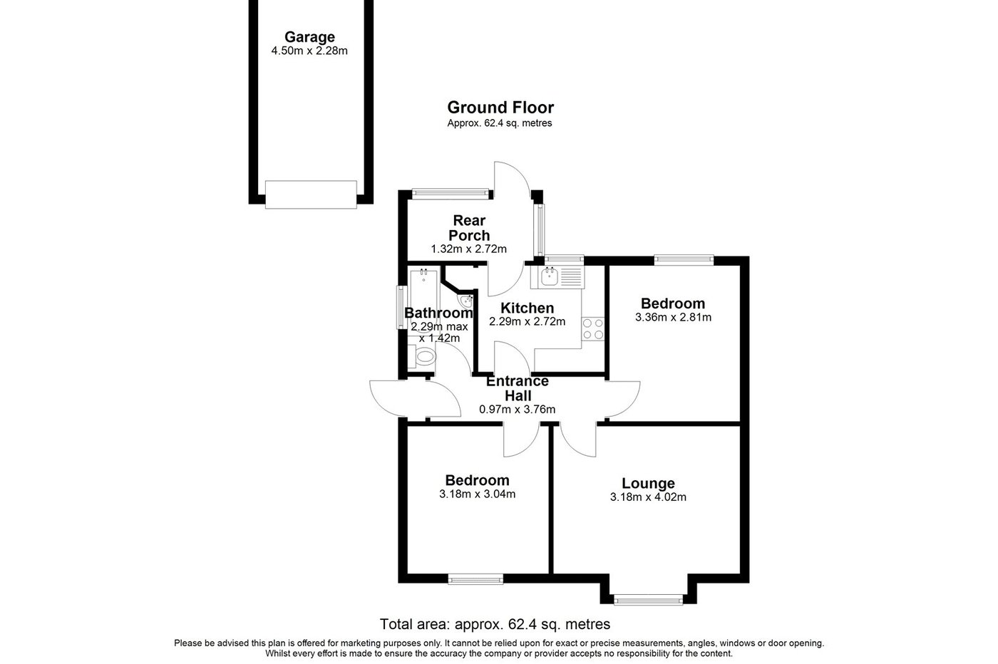 2 bedroom property for sale in Rochester | Robinson Michael & Jackson