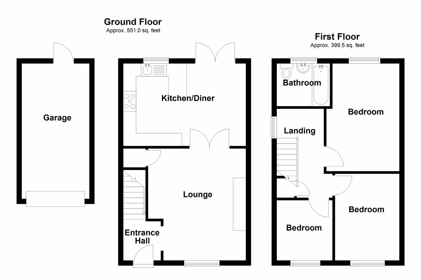 3 bedroom house for sale in Cliffe Woods | Robinson Michael & Jackson