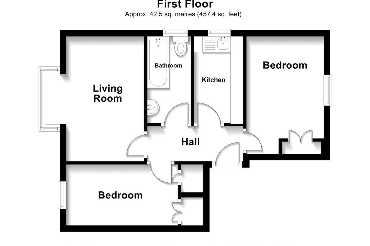 2 bedroom property for sale in Rochester | Robinson Michael & Jackson