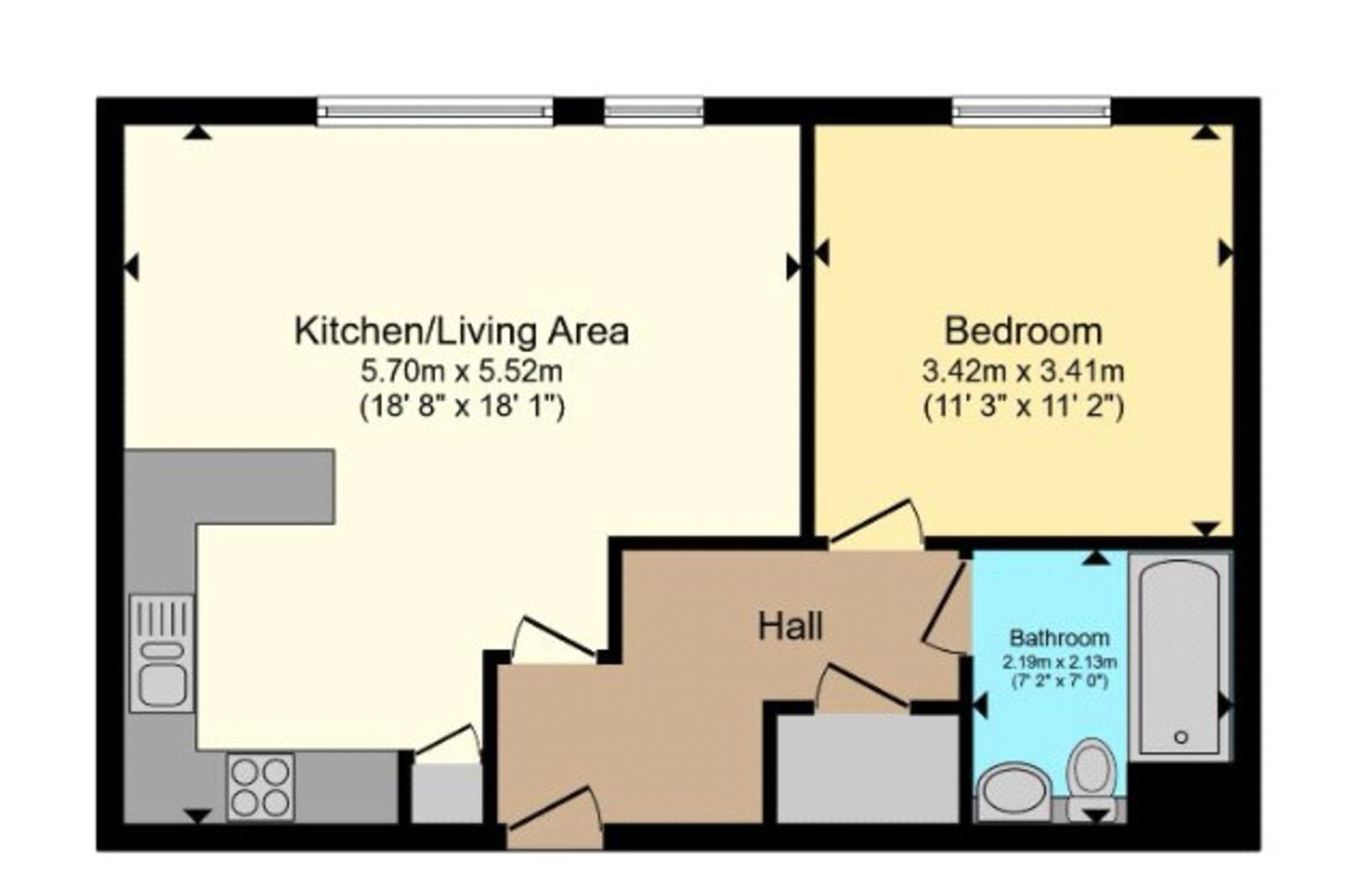 1 bedroom property for sale in Chatham | Robinson Michael & Jackson