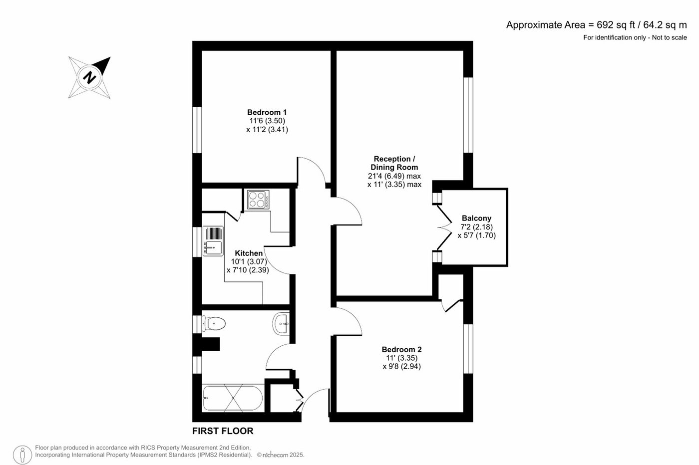 2 bedroom property for sale in  | Robinson Jackson
