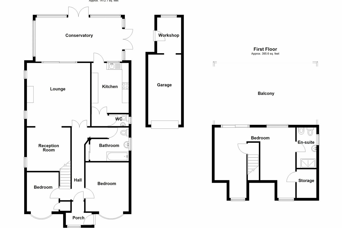 3 bedroom bungalow for sale in Cliffe Woods | Robinson Michael & Jackson