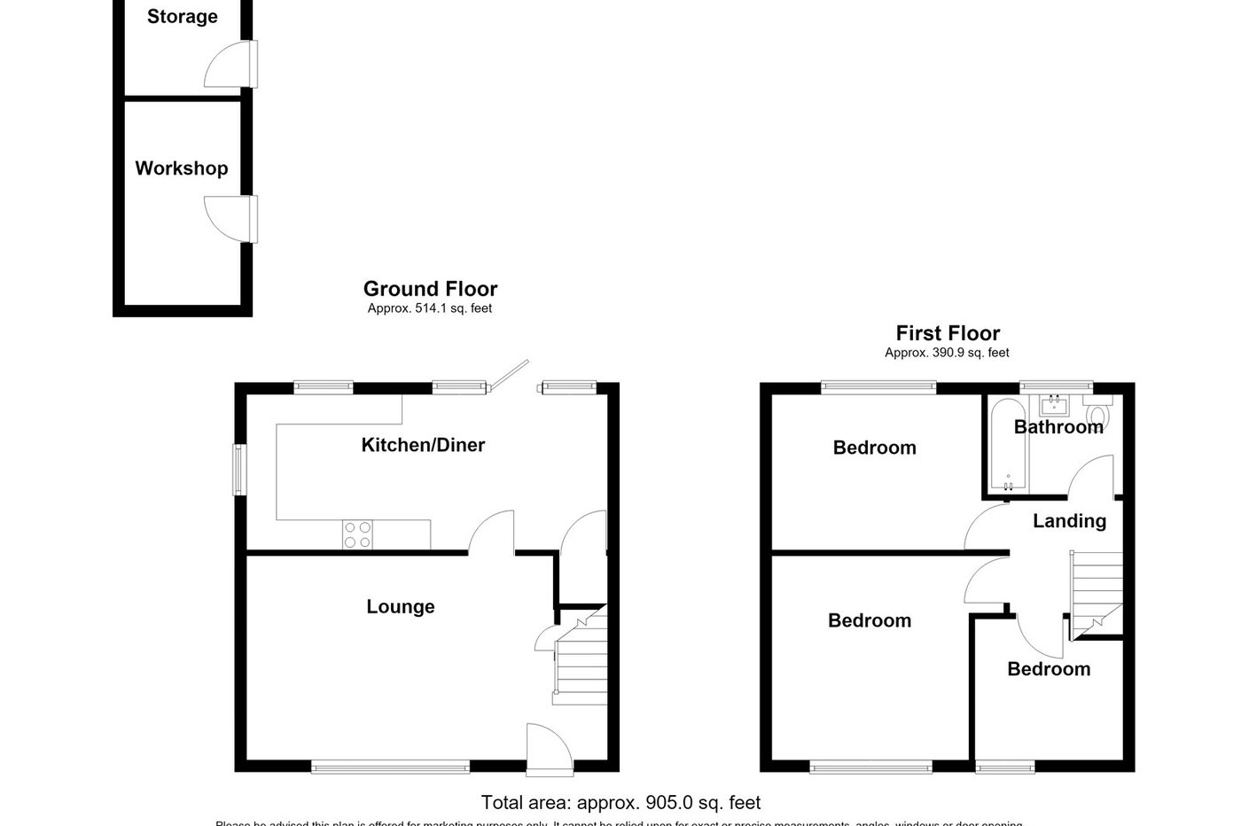 3 bedroom house for sale in Rochester | Robinson Michael & Jackson