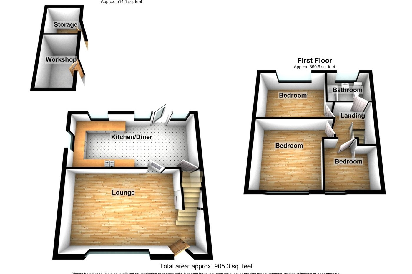 3 bedroom house for sale in Rochester | Robinson Michael & Jackson
