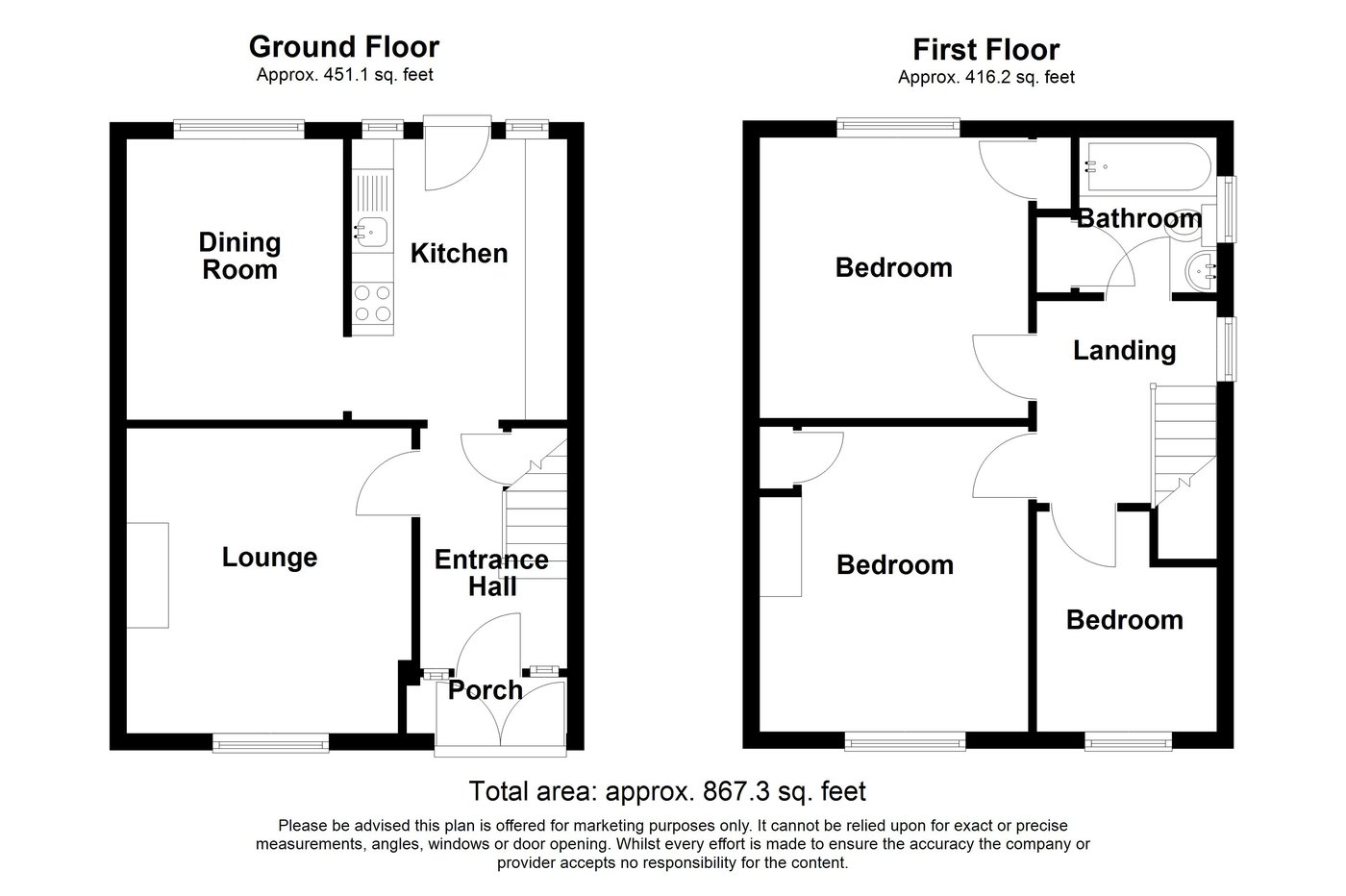 3 bedroom house for sale in Wigmore | Robinson Michael & Jackson