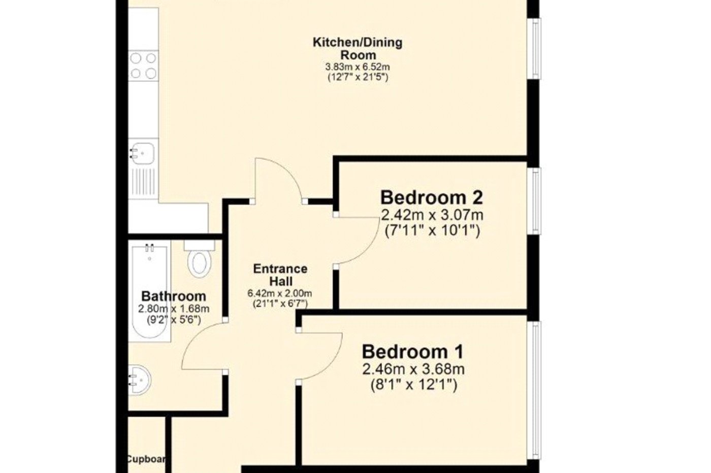 2 bedroom property to rent in Gillingham | Robinson Michael & Jackson
