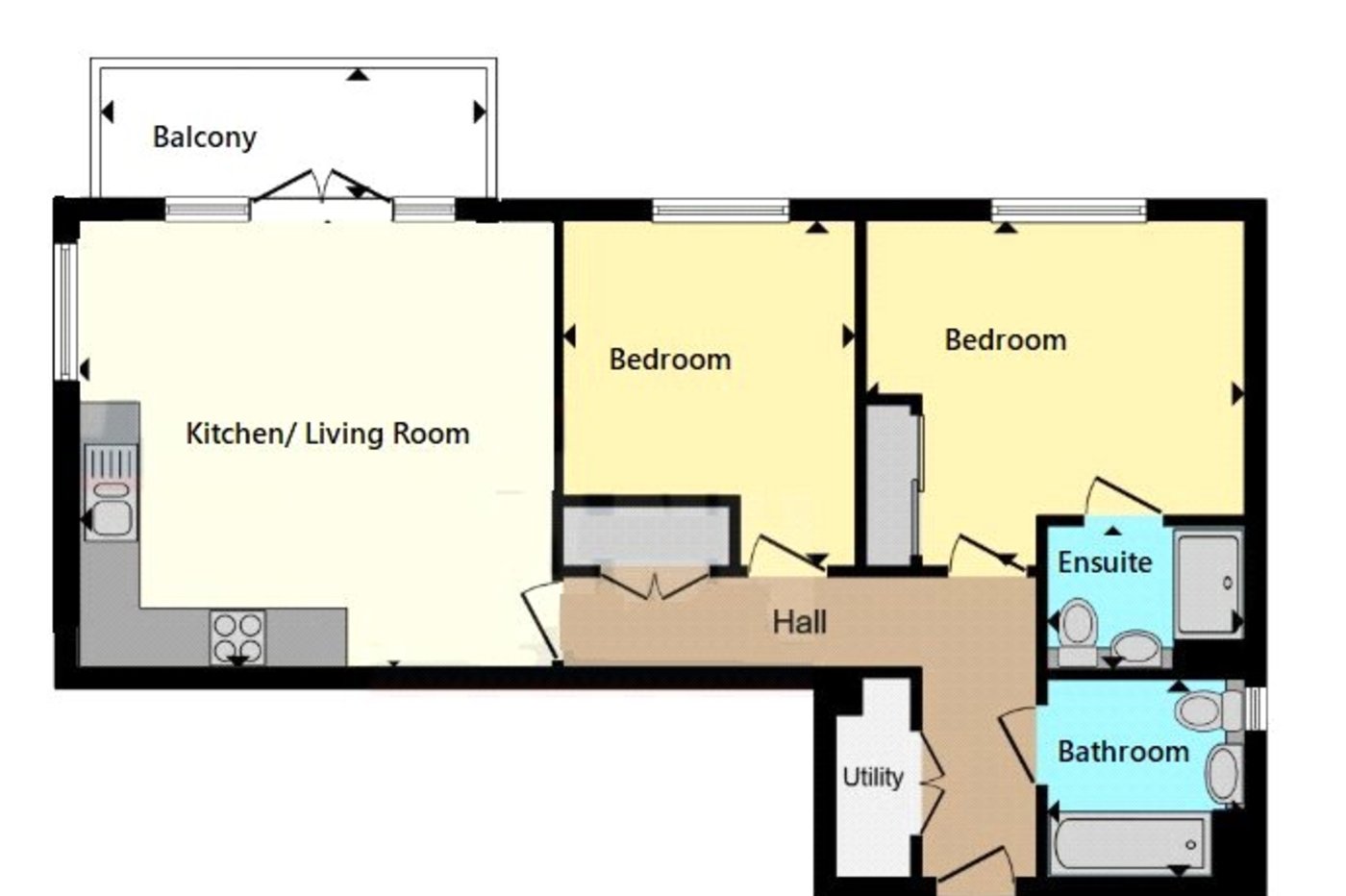 2 bedroom property to rent in Rochester | Robinson Michael & Jackson