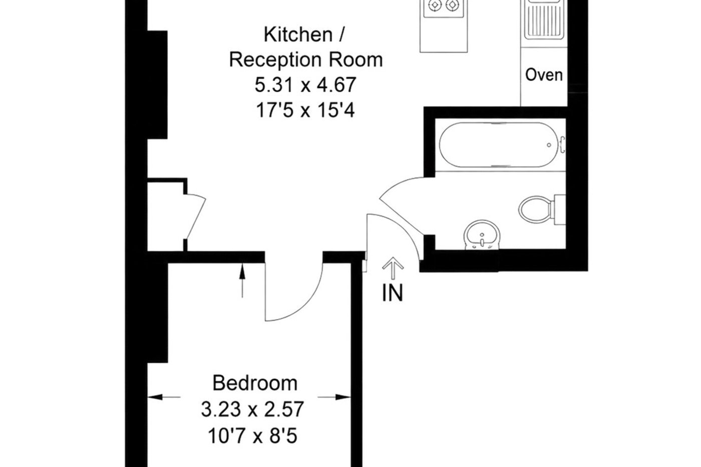 1 bedroom property to rent in London | Robinson Jackson