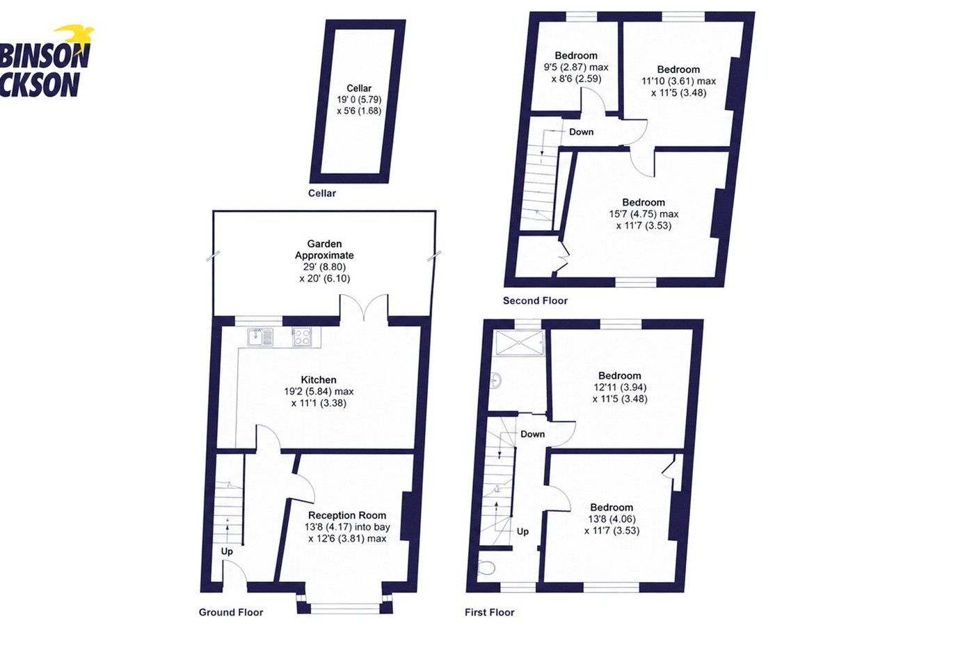 5 bedroom house to rent in London | Robinson Jackson